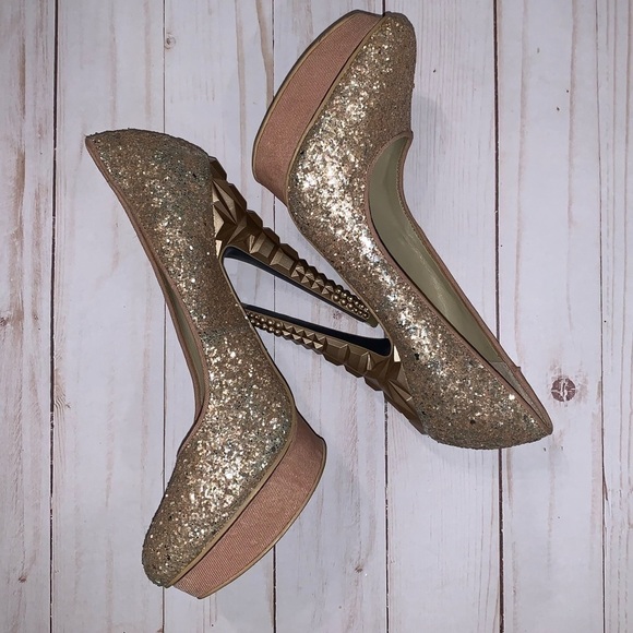 Rachel Roy heels glitter platform Keedan heels sexy - Picture 5 of 10